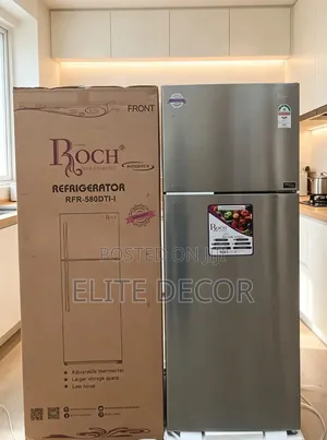 Roch RFR-580-Dt-I 465l No Frost Inverter Double Door Fridge