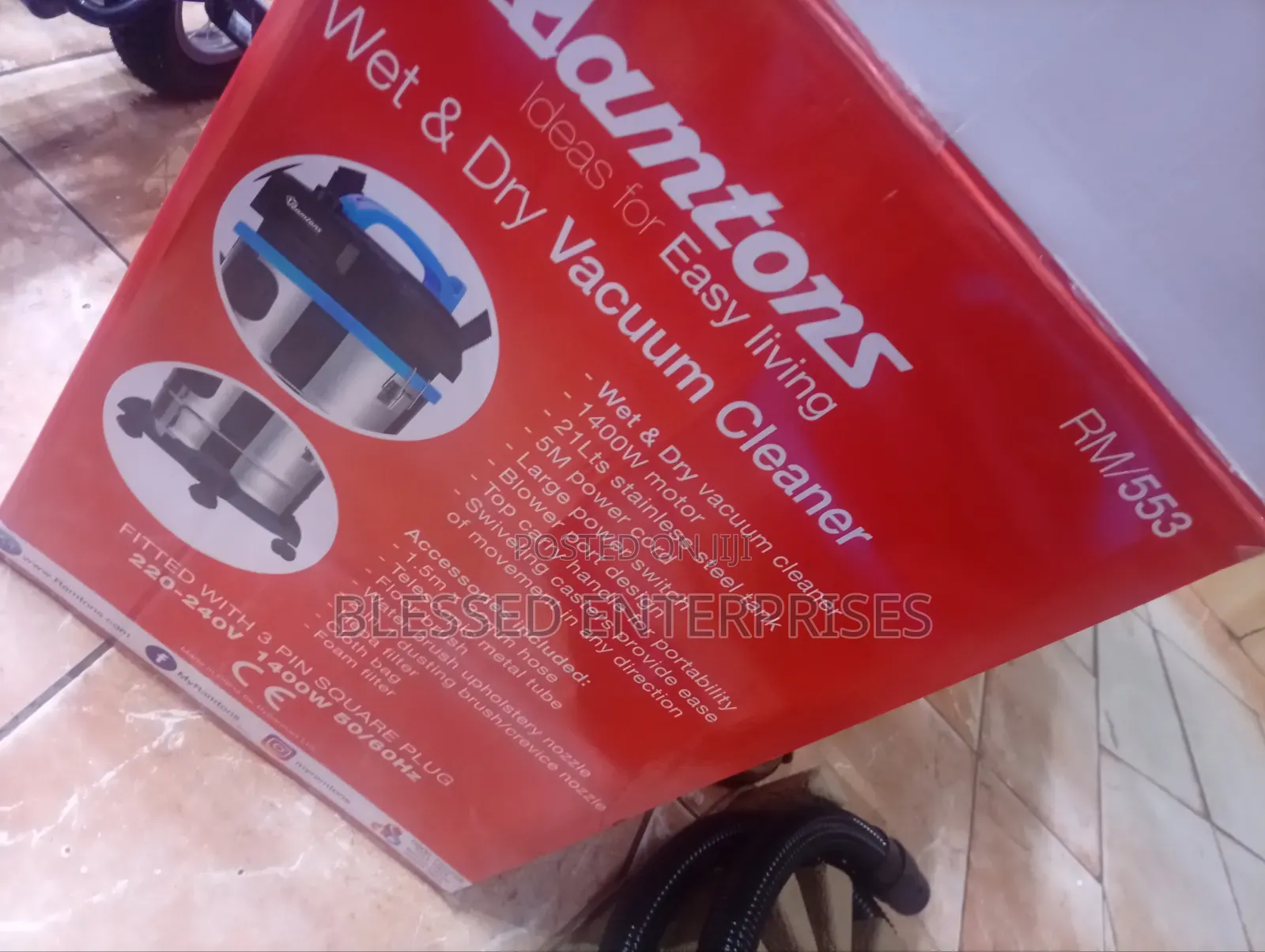Ramtons Wet and Dry 21 Litres Vacuum Cleaner