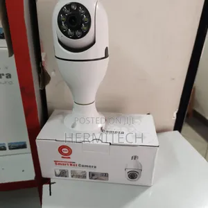 Bulb CCTV V380 Single Bulb Cameras Available in Stock for Security