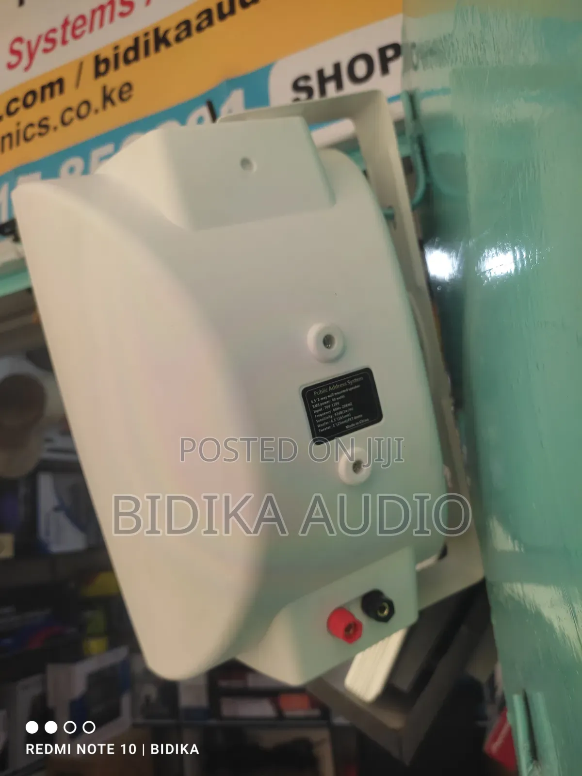 Indoor/Outdoor Wall-Mount Pa (Public Address) Box Speaker