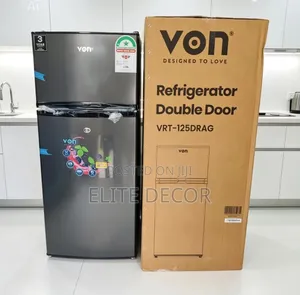 Von Double Door Fridge 125 Litres Direct Cool – Compact Energy