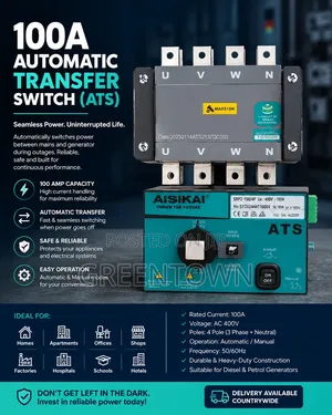 100a Automatic Transfer Switch (Ats)
