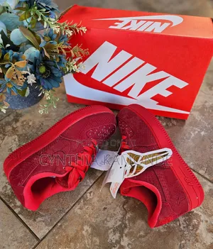 Red Air Force 1 Sneakers