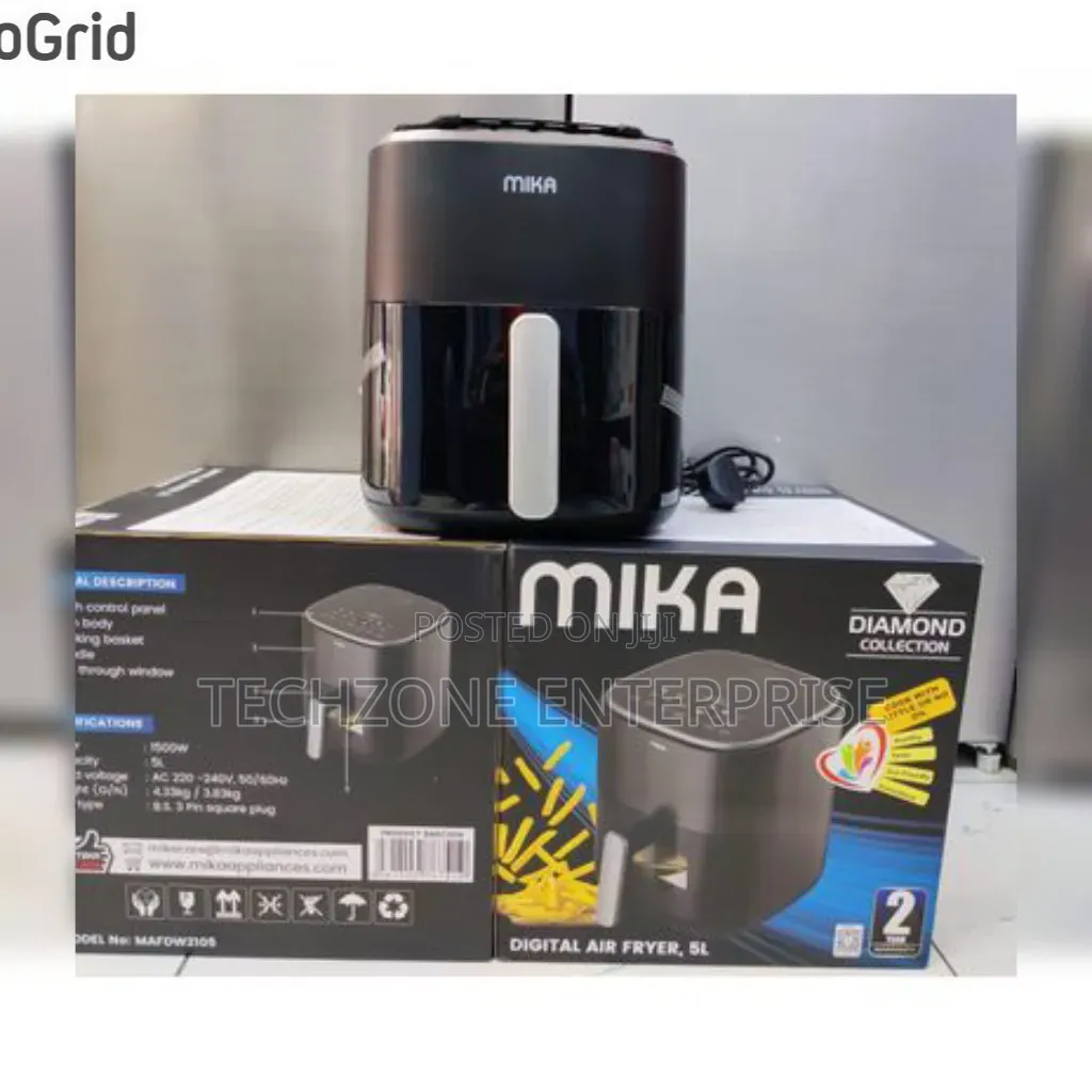 Mika Air Fryer Digital 5l With Touch Panel 