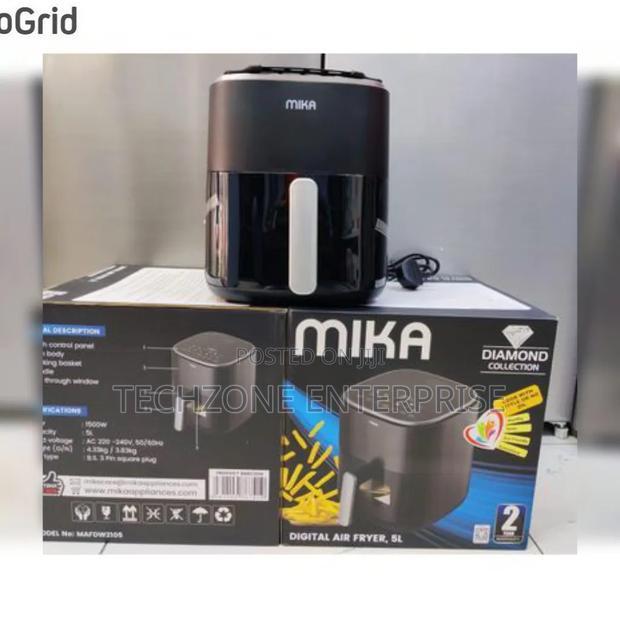 Mika Air Fryer Digital 5l With Touch Panel  - thumbnail 2