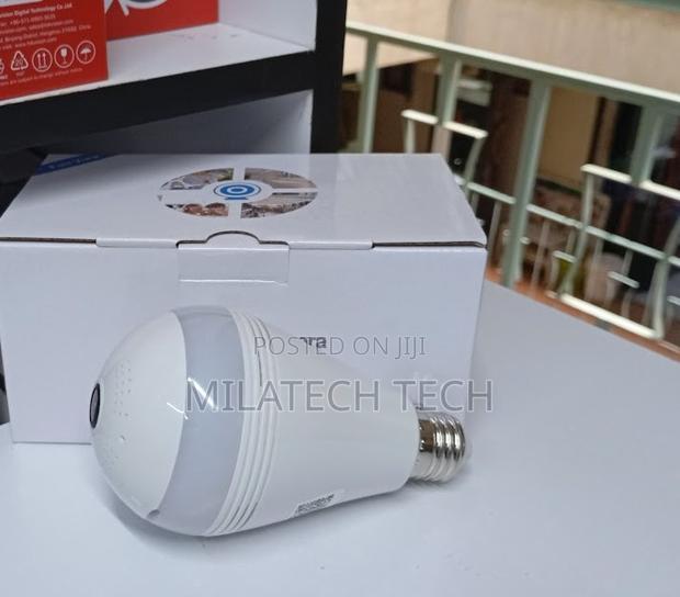 Wifi Light Bulb Camera 360° Pan Tilt CCTV