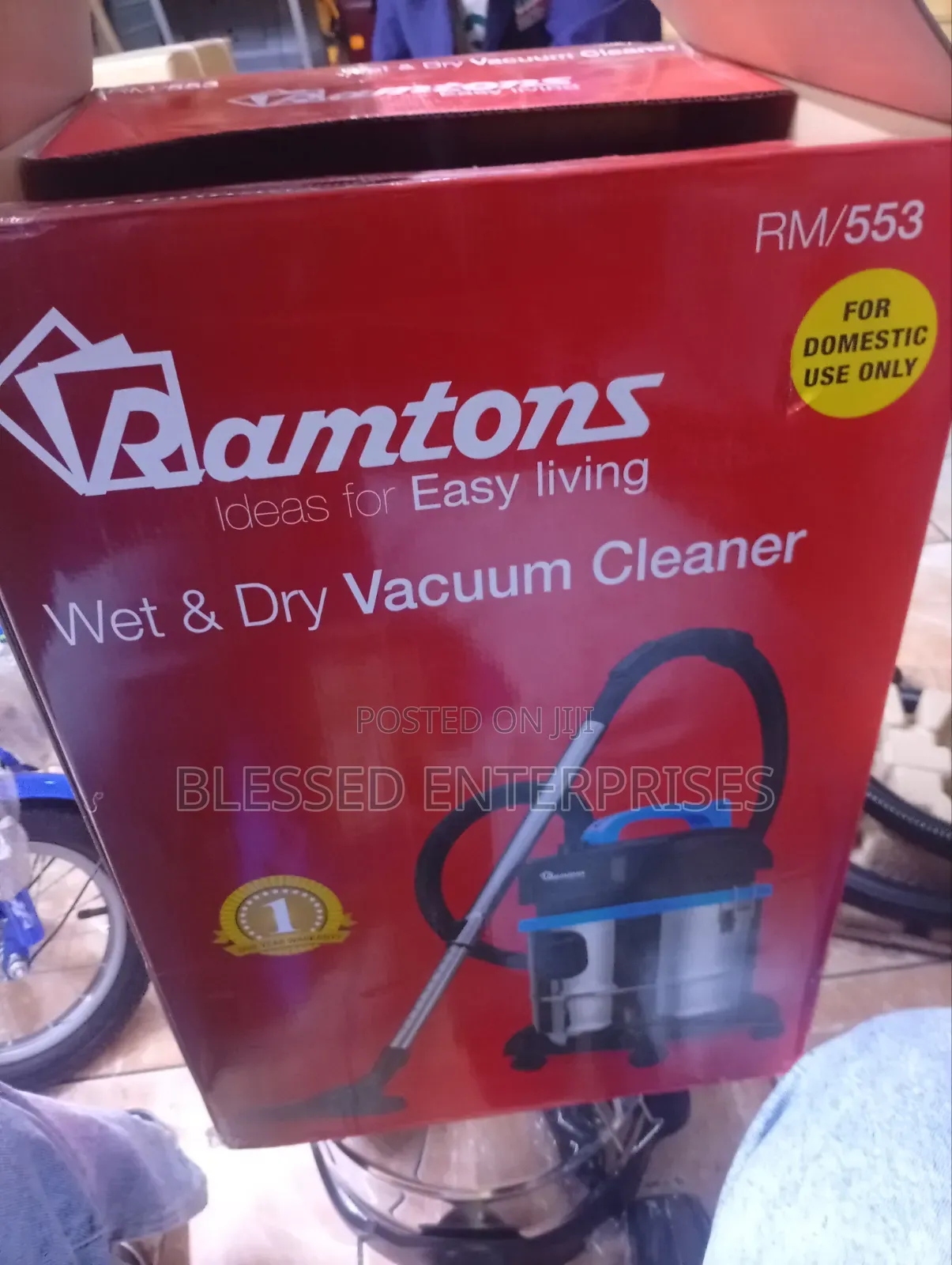 Stainless Steel Ramtons Vacuum Cleaner Machine