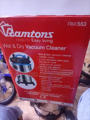 Stainless Steel Ramtons Vacuum Cleaner Machine