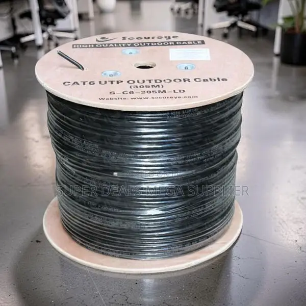 Enhanced Performance 305m Outdoor Utp Cat 6 Networking Lan Cable Roll