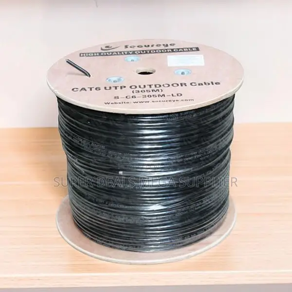 Smooth Data Transfer 305m Outdoor Utp Cat 6 Networking Lan Cable Roll