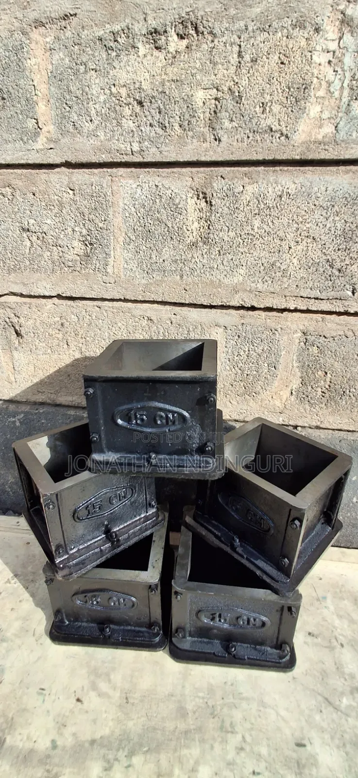 Cast Iron Concrete Cube Mould – Laboratory Concrete Testing Equipment