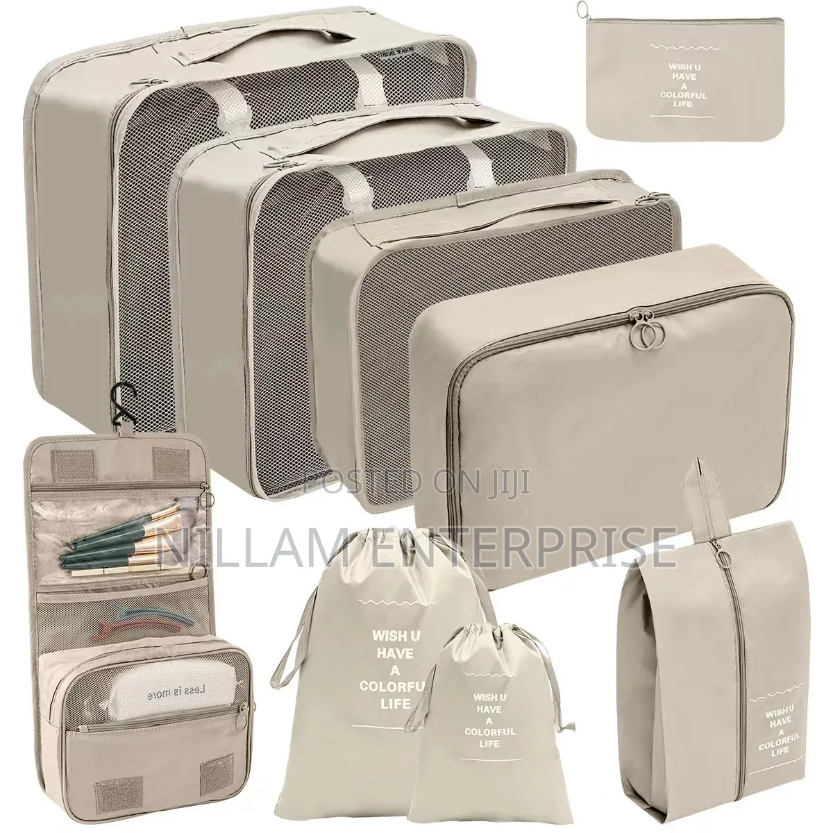 9pcs Luggage Travel Organizers for Suitcase.