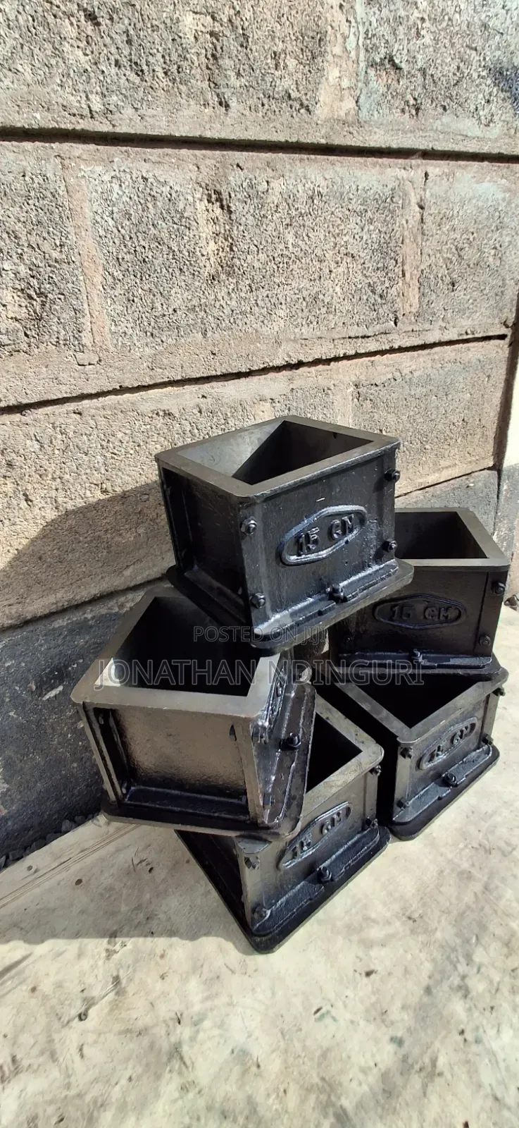 Cast Iron Concrete Cube Mould – Durable Compression Test Equipment