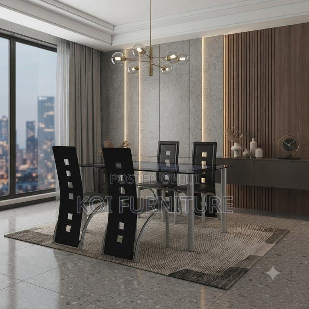 Dining Set; Six Seaters Home Dining Room Set - thumbnail 4