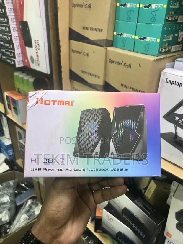 Hotmai Ht2827 Usb Pc Speakers - Twin Portable Stereo Audio
