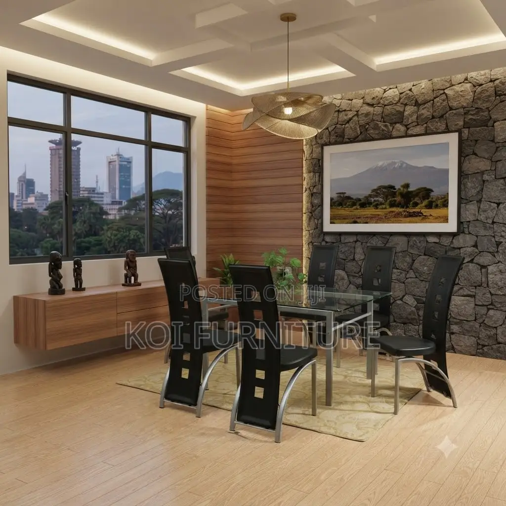 Dining Set; Six Seaters Home Dining Room Set