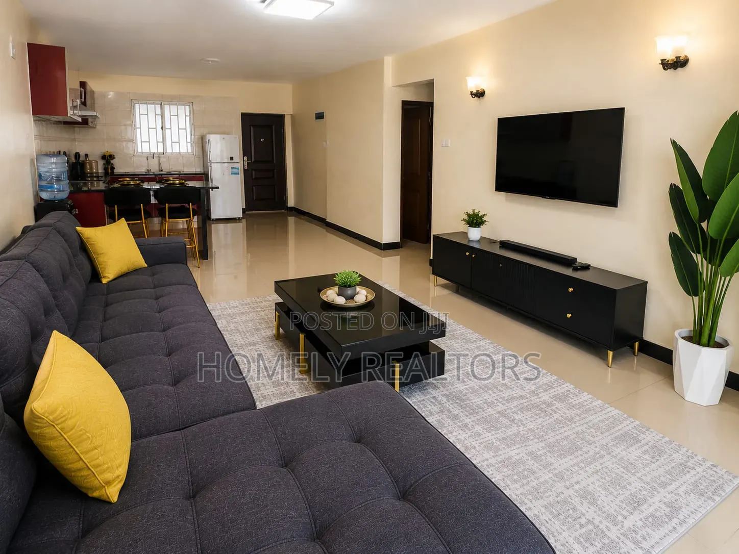 Furnished 3bdrm Apartment in Nairobi, Kilimani, Hurlingham for rent