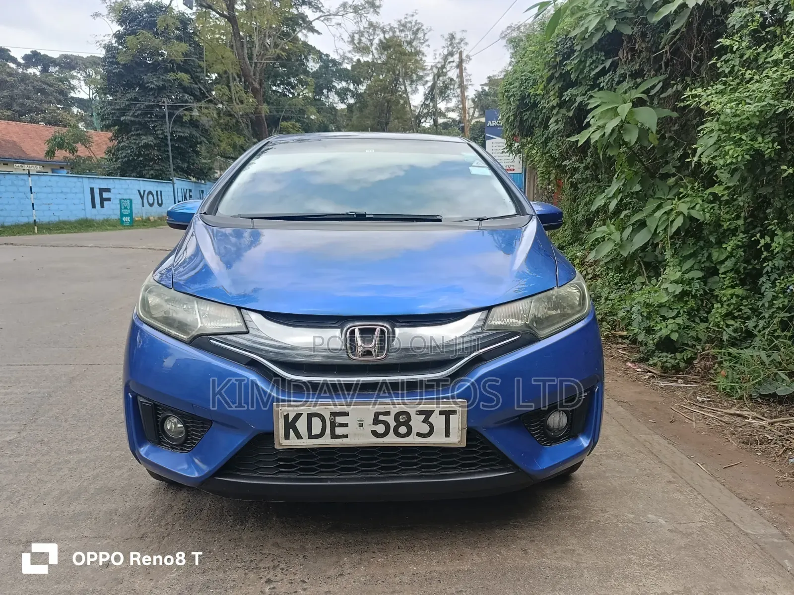 Honda Fit 2014 Blue