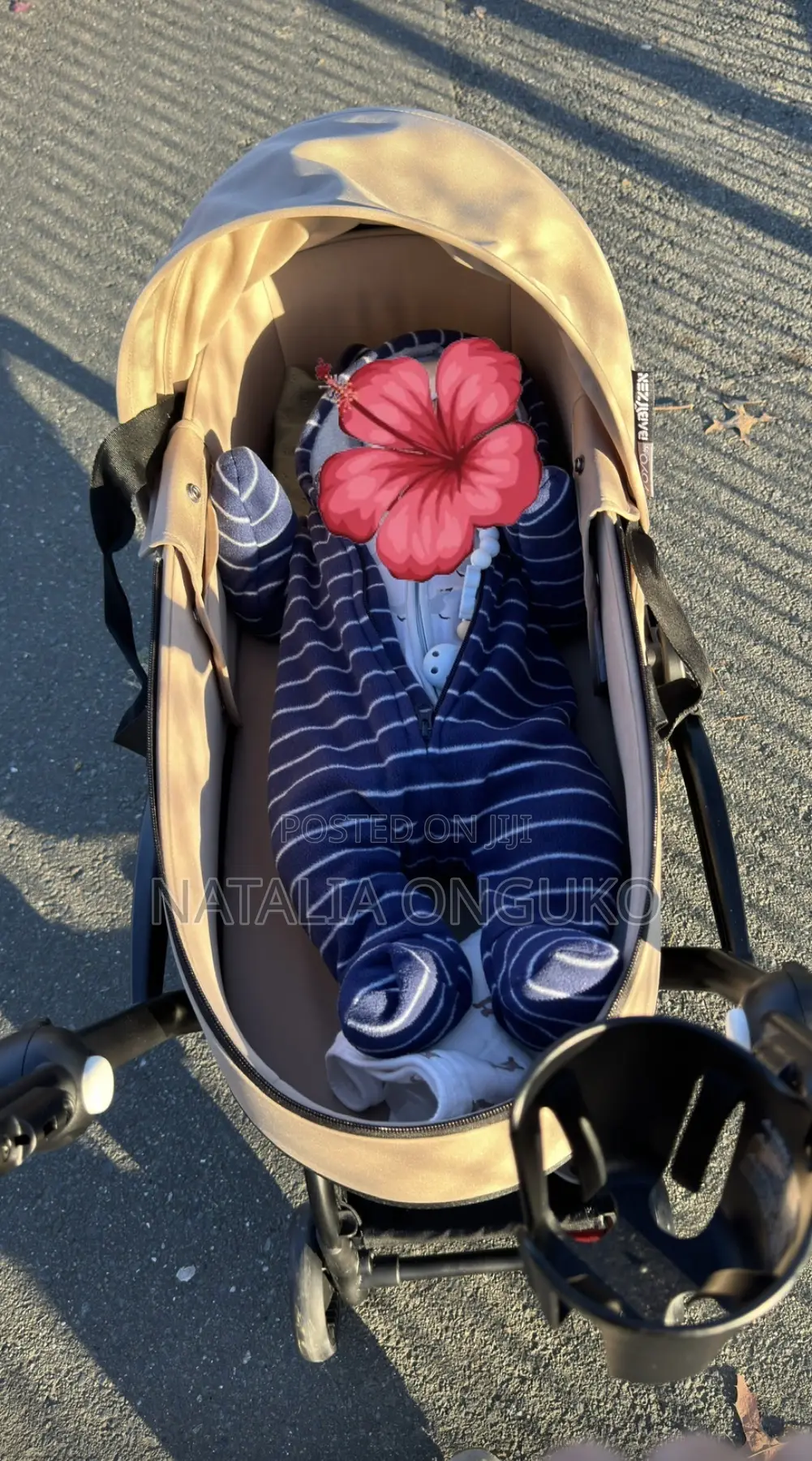 Babyzen Yoyo Stroller + Bassinet Bundle – Taupe Black|Good Condition