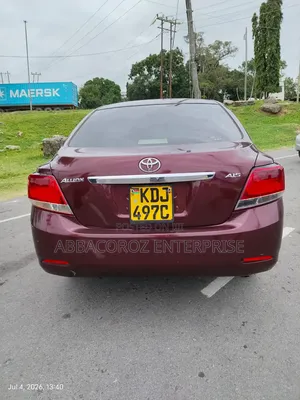 Toyota Allion 2016 Maroon