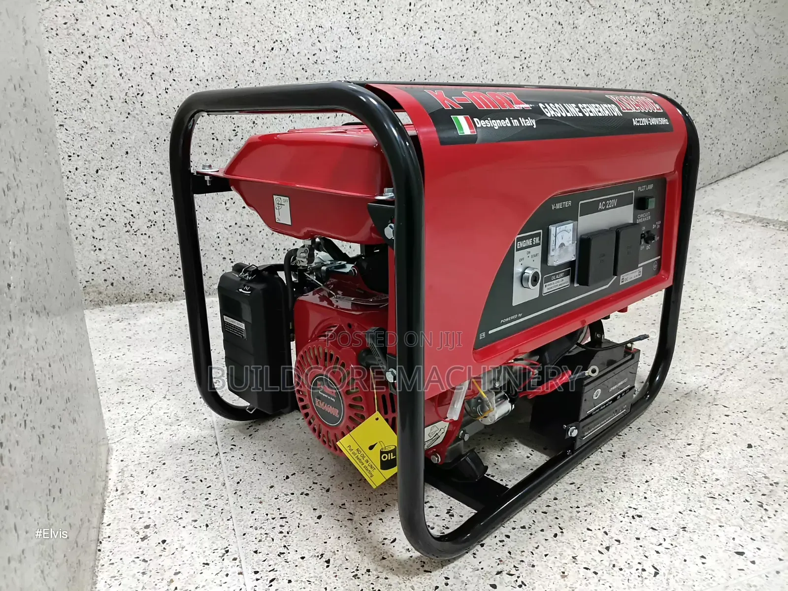 4kva K Max Italy Km4600e Gasoline Power Generator