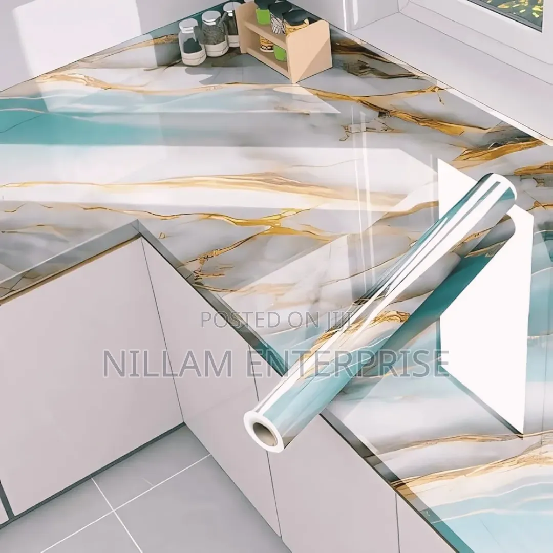 45cmx5m Marble Profile Self Adhesive Vinyl Contact Paper