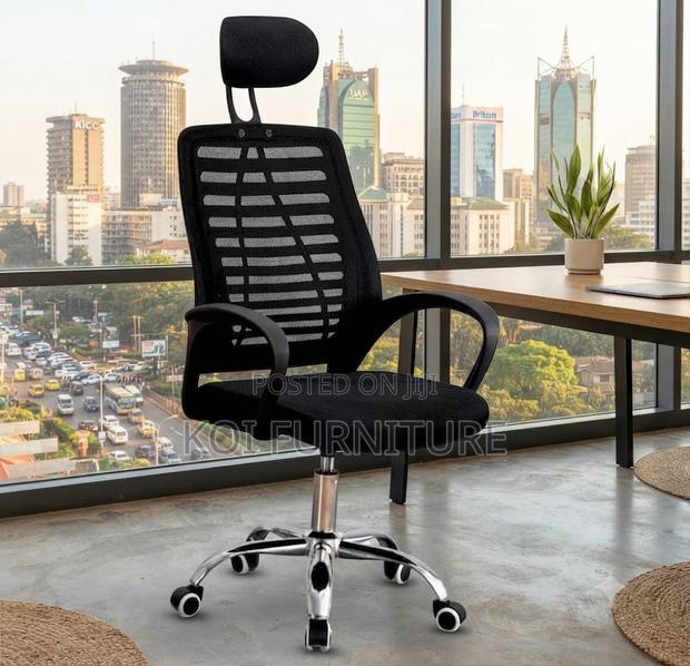 Office Chairs; Ergonomic High Quality Adjustable- Comfortable Chairs - thumbnail 2
