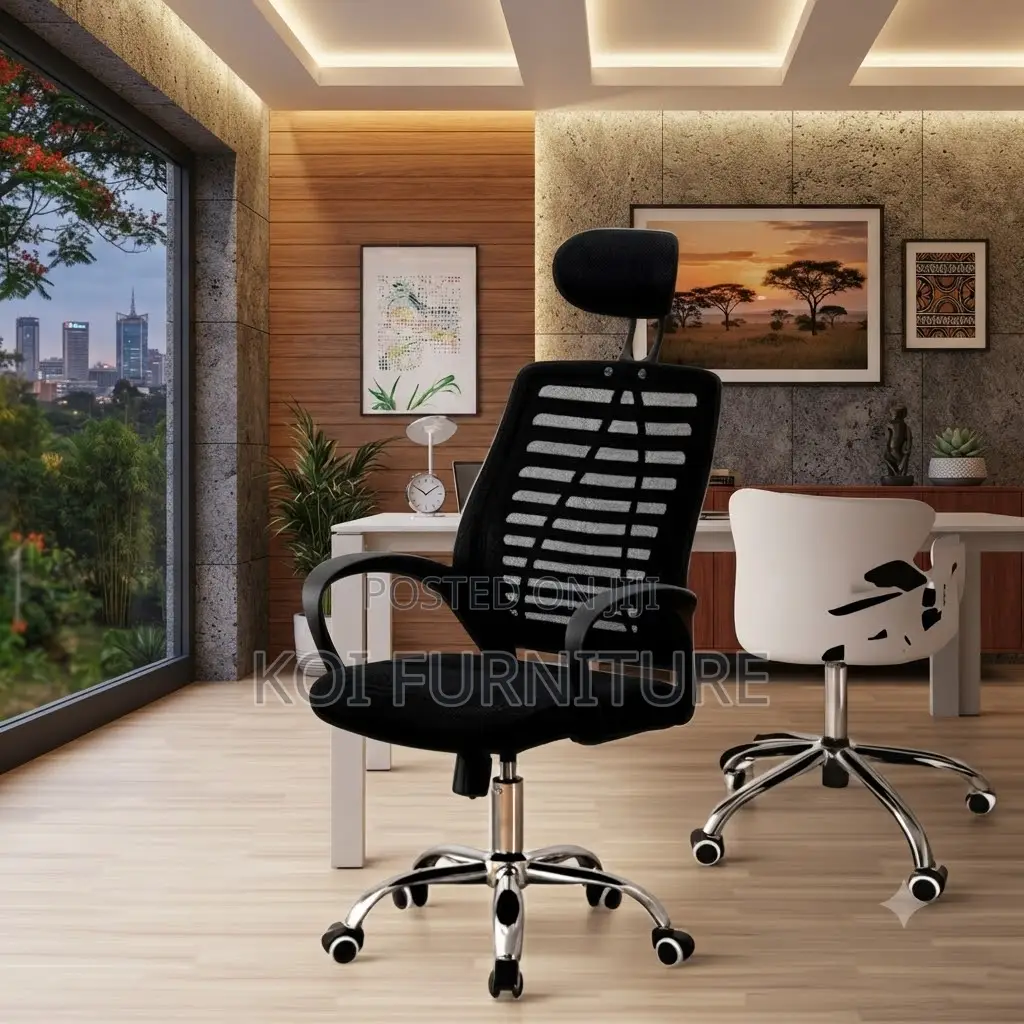 Office Chairs; Ergonomic High Quality Adjustable- Comfortable Chairs