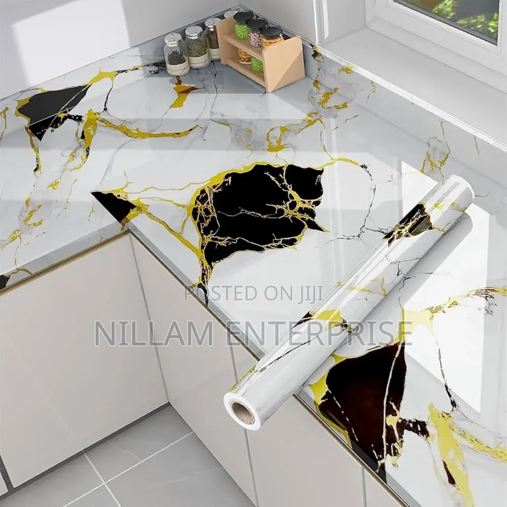 45cmx5m Marble Profile Self Adhesive Vinyl Contact Paper