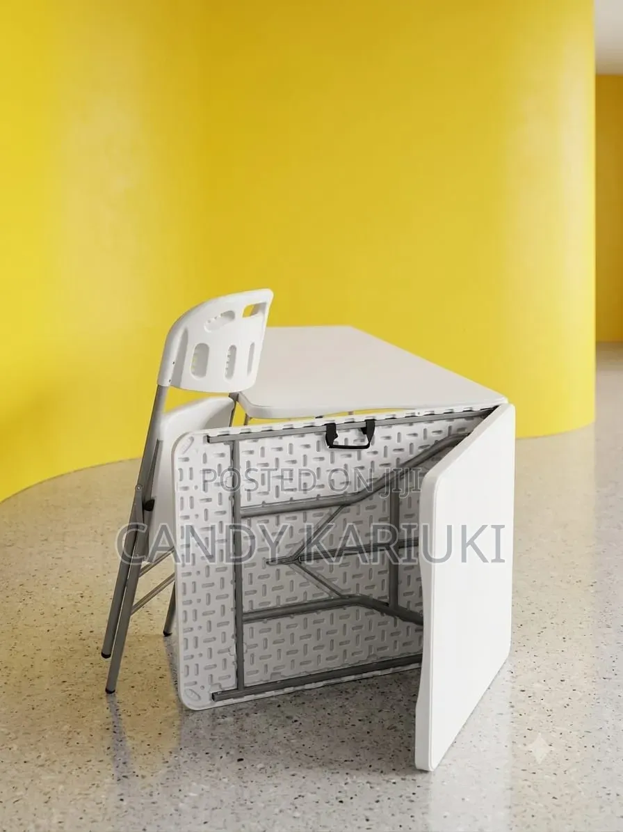Portable Folding Table and Chair Set - Space Saving