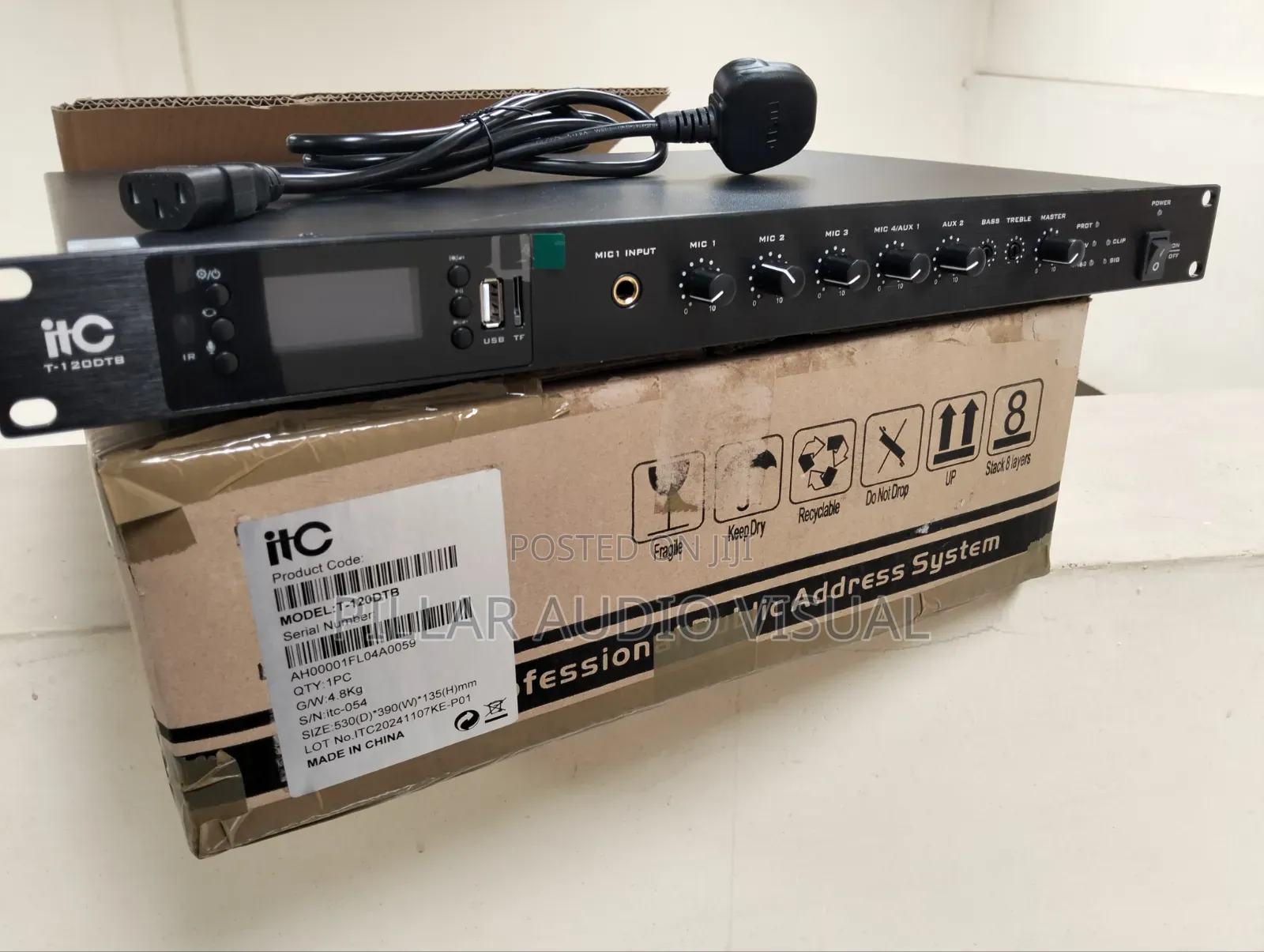 Itc T_120 DTB Amplifier Best Quality Available Amplifiers Itc T_120dtb