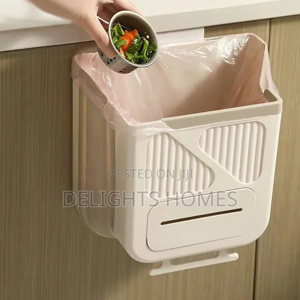 Foldable Cabinet Door Waste Basket_id