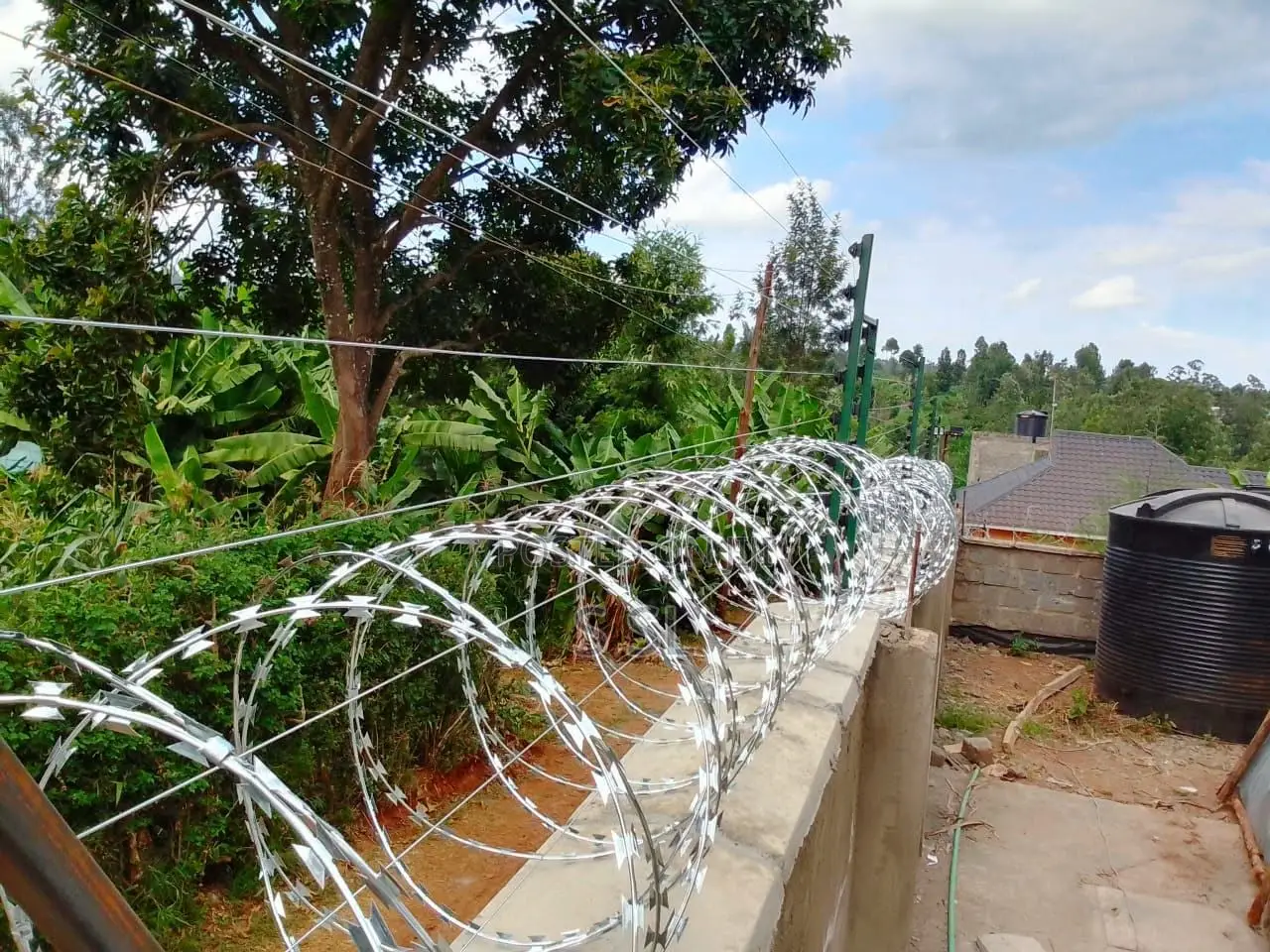 Silver Barbed Razor Wire Kenya | High-Security Fencing