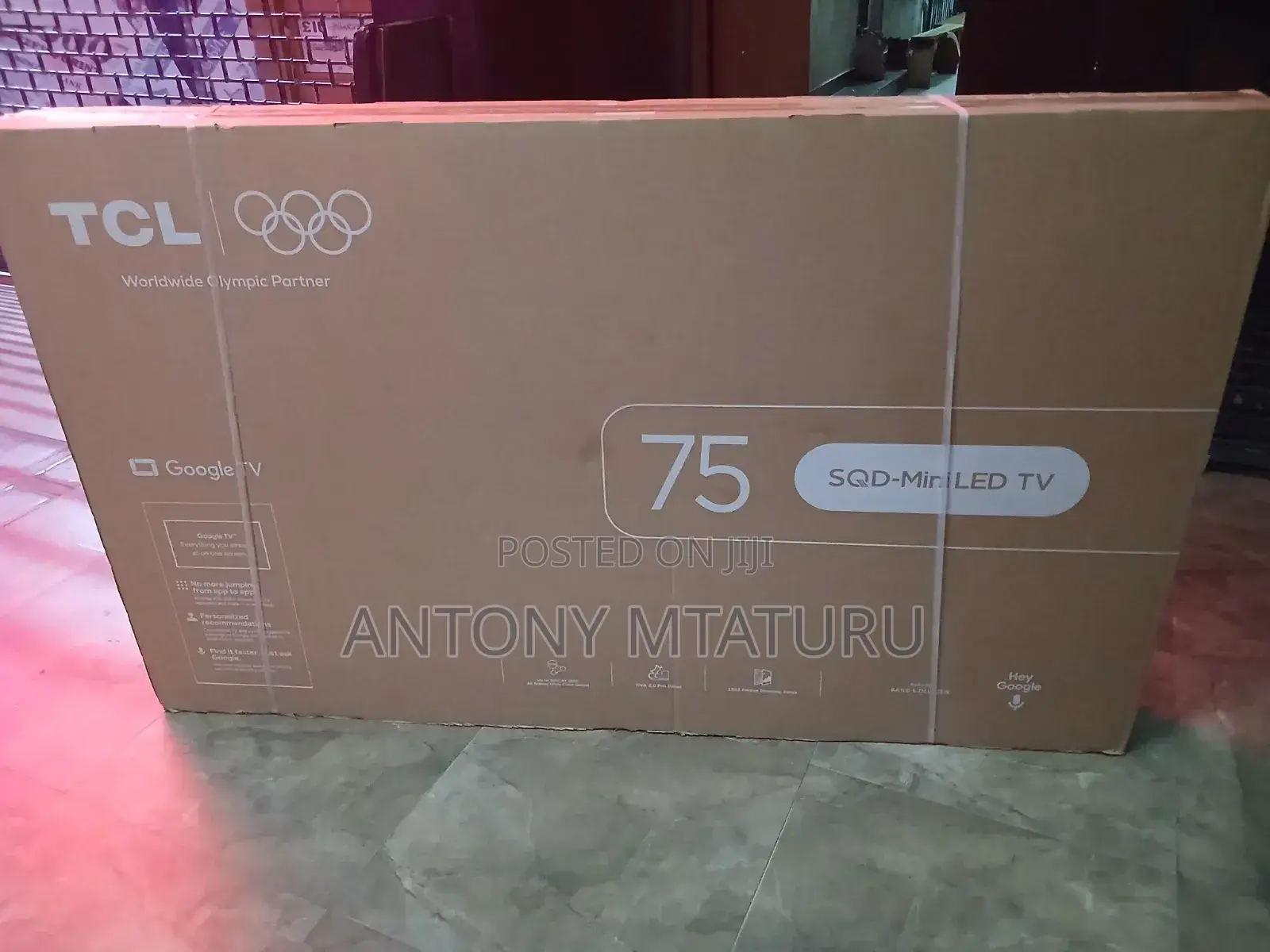 TCL 75-Inch 75c7l SDQ-Mini Led Google Tv (New 2026 Model)