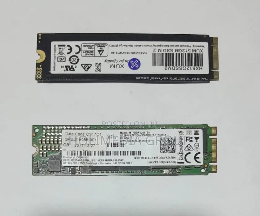 512gb Ssd M.2 Nvme Pcie Xum Double Notch (Used)