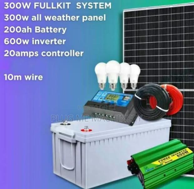 Heavy Duty 300w Full Kits Solar Panel/Effecient Solar Max Kit - thumbnail 2