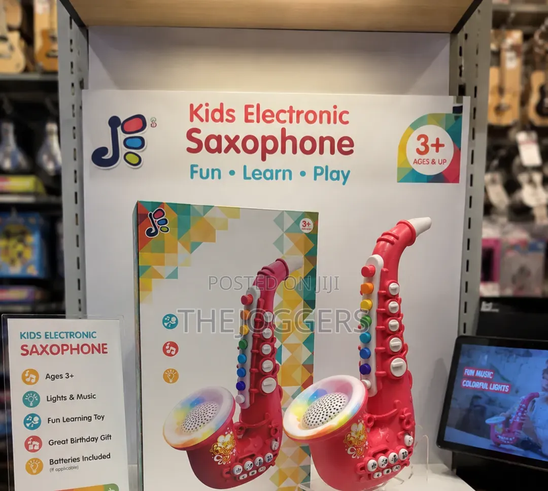 Kids Saxophone Toy Saxophone With Light Sound Best Gift for 3 -7 Years
