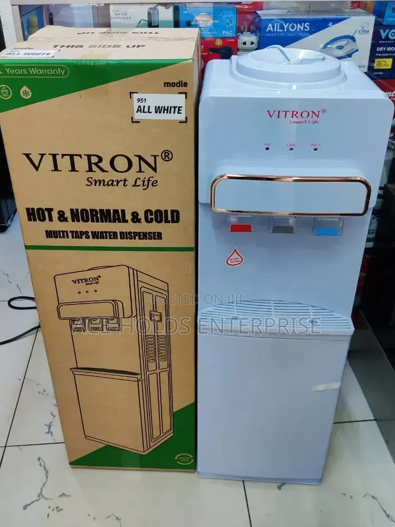 Multi-Taps Vitron Hot, Normal and Cold Water Dispenser - Top Load