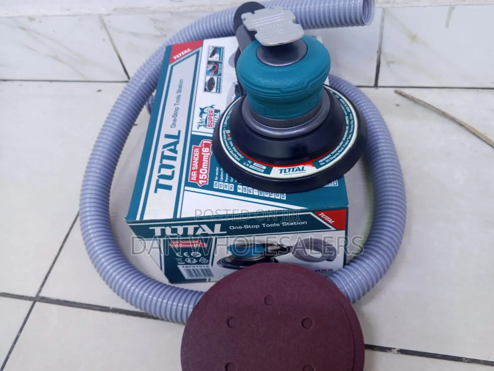 .Total Air Sander 150mm Workshop Sander