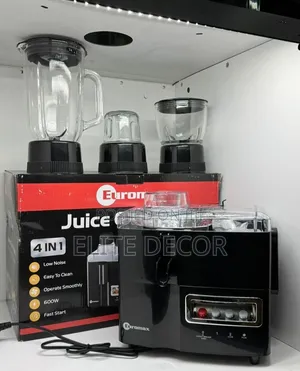Euromax 4 in 1 Juicer Food Processor 600w Juice Extractor