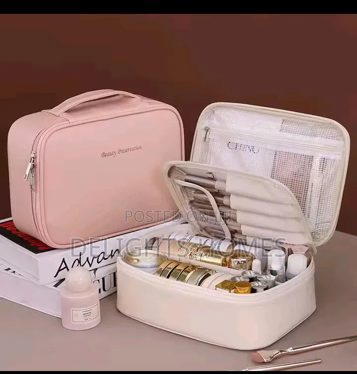 Professional Stand Up Cosmetic Bag_id