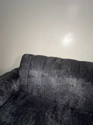 Modern 3-Seater and a 2- Seater Sofa – Dark Grey