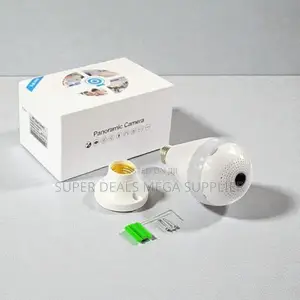 Wireless Connectivity 360° Panoramic 1080p Full Hd Wifi Bulb Camera