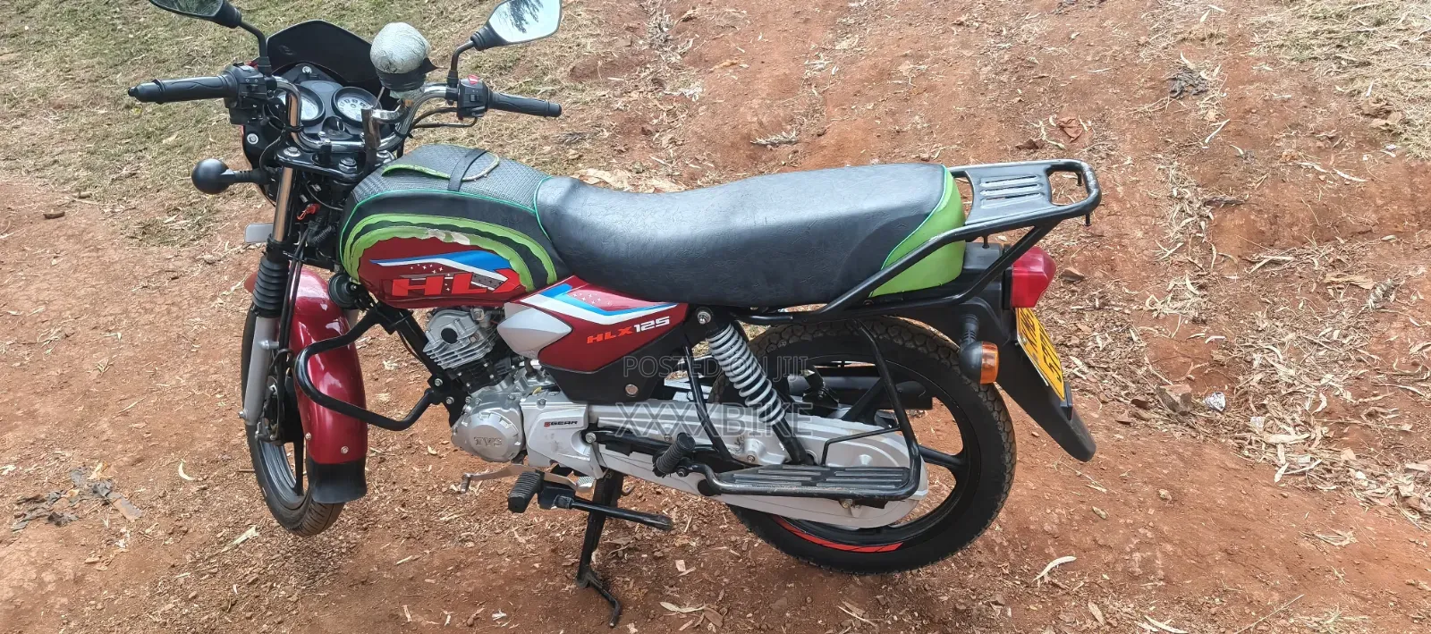 TVS HLX 125 2025 Red