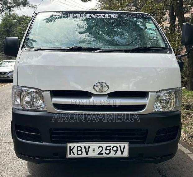 Toyota HiAce 2007 White - thumbnail 4