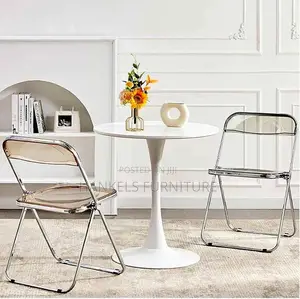 Premium Clear Acrylic Folding Chair