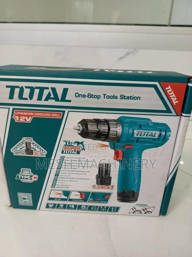 Super Total 12v Lithium -Ion Cordless Drill