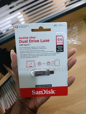 Sandisk Ultra Dual Drive Luxe Usb Type C 64gb, Up to 400mb/S