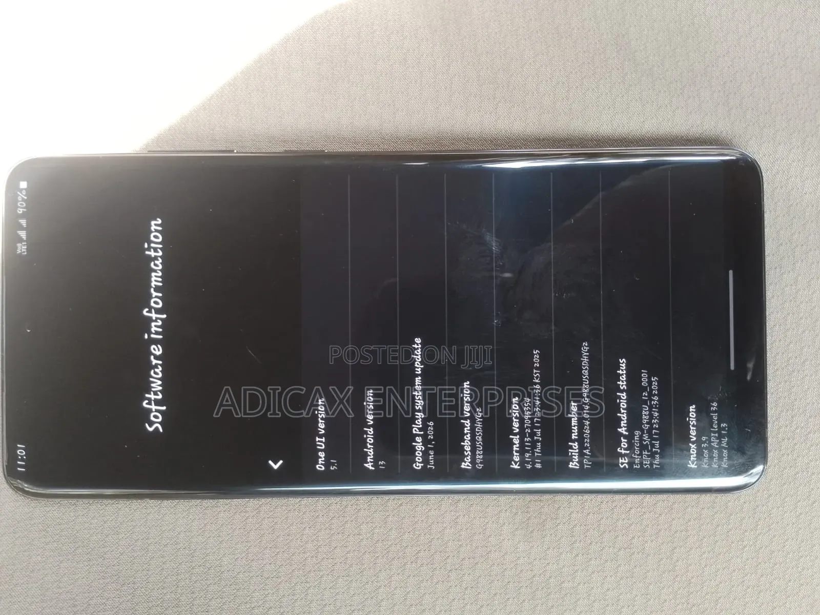 Samsung Galaxy S20 Ultra 5G 128 GB Black