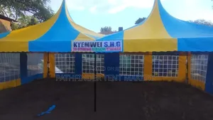 100 Seater Pyramid - Sky Blue/Yellow